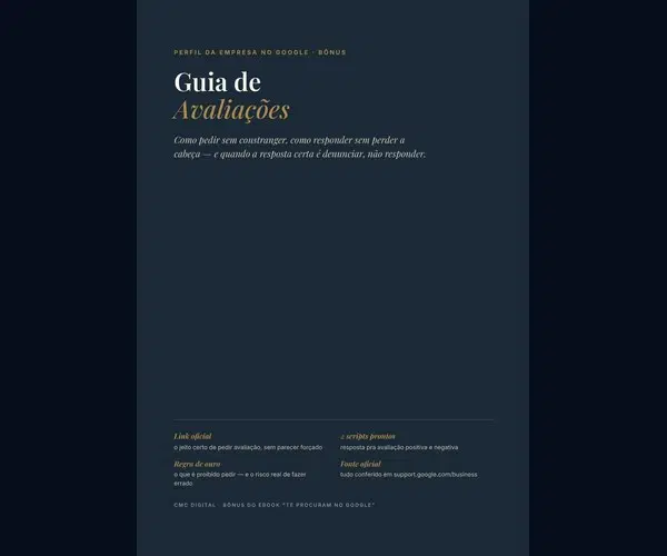 Guia de Avaliações no Google