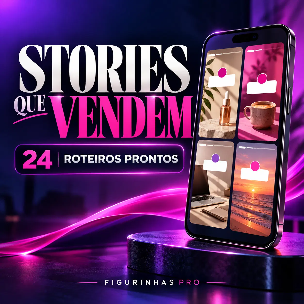 24 roteiros de Stories prontos para adaptar