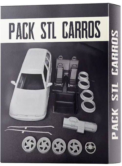 PACK MODELOS CARROS 3D STL