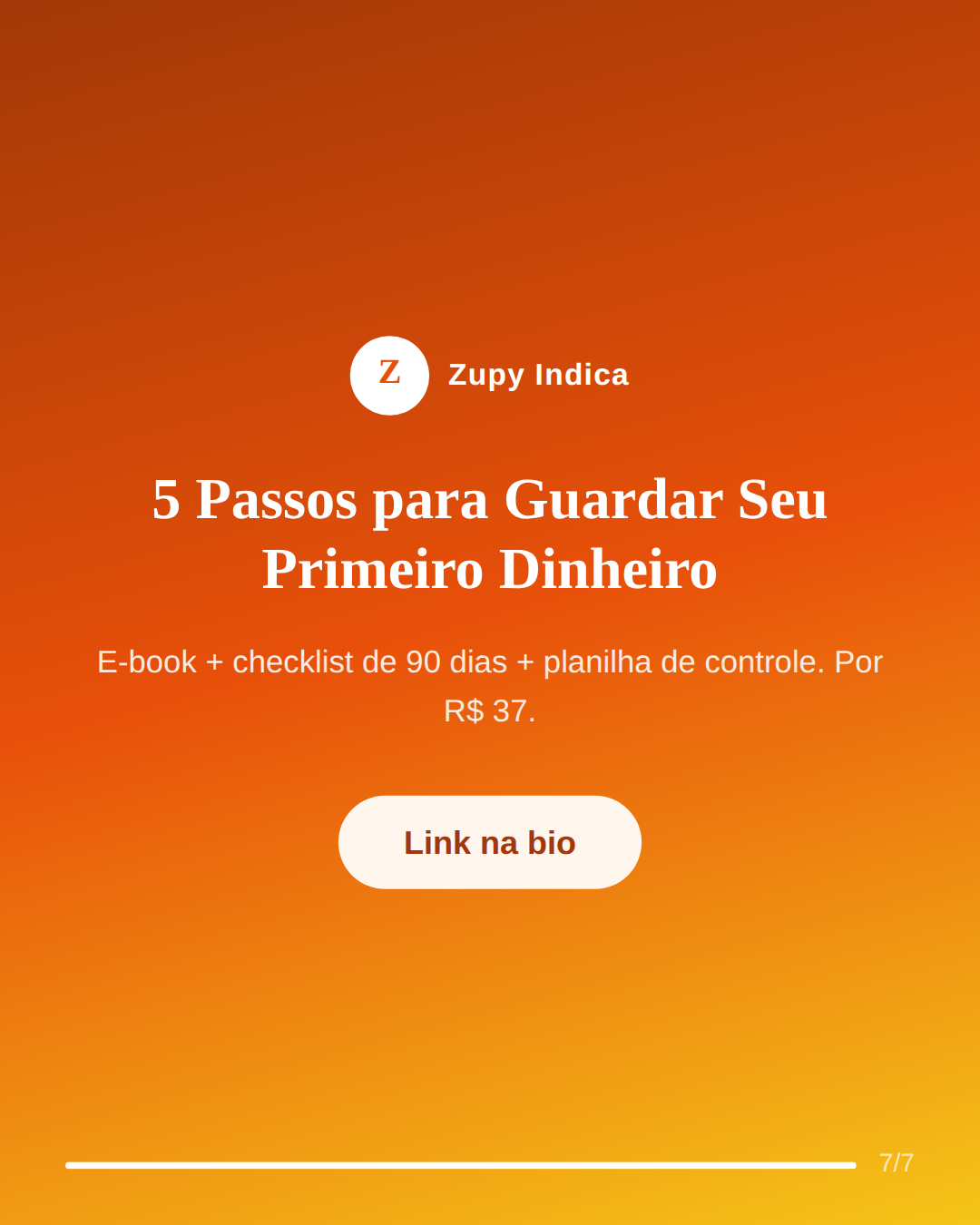 5 Passos para Guardar seu Primeiro Dinheiro