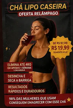 Chá lipo Caseira