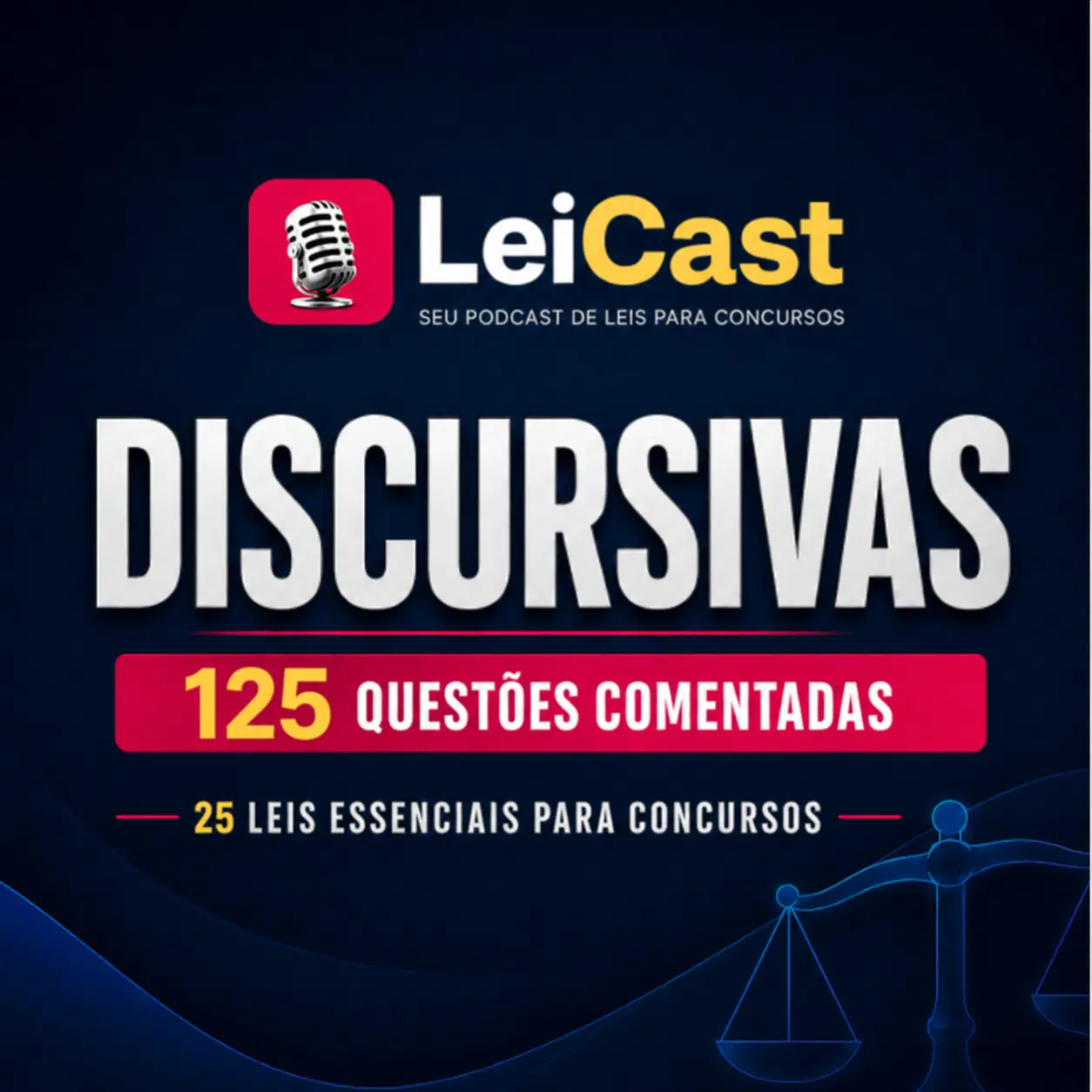 LeiCast Discursivas — 125 Questões Comentadas