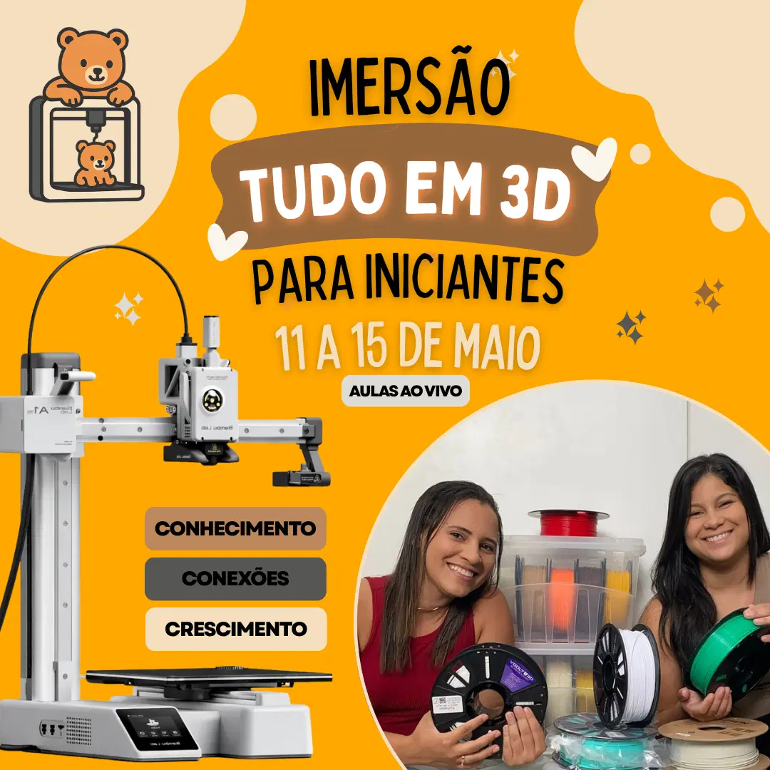 Gravações das Aulas da Imersão Tudo em 3D para Iniciantes