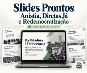 Slides Prontos sobre Anistia, Diretas Já e Redemocratização