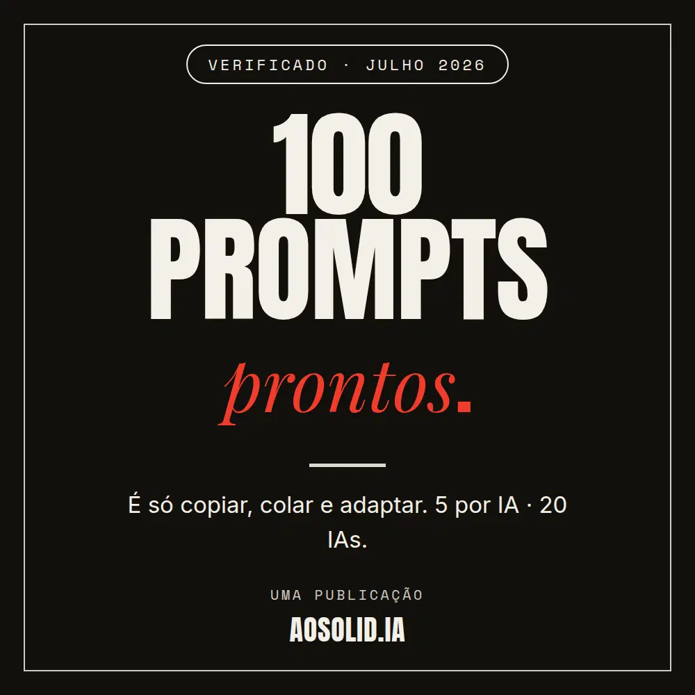 100 Prompts Prontos (é só copiar e colar)