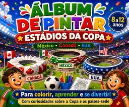 Álbum de pinta - Estádios da Copa