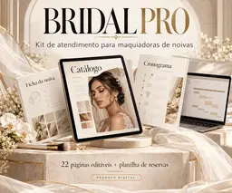Bridal Pro — Kit de Atendimento para Maquiadoras de Noivas