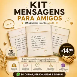 Kit 10 Mensagens para Amigos e Reencontros 2026 — Prontas para Enviar