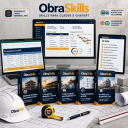 ObraSkills — Pacote Completo (50 skills + 1.000 comandos + 5 bônus)