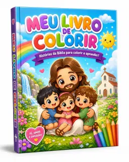 20 Livros para Colorir Cristãos para Crianças