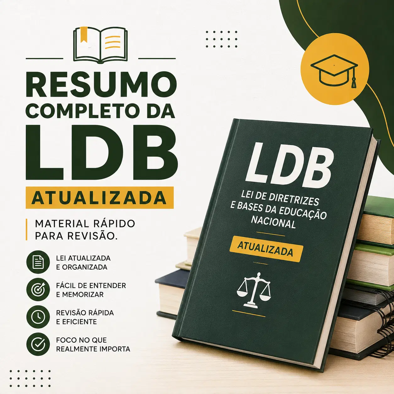 📚 LDB Atualizada — Revisão Rápida para Concursos