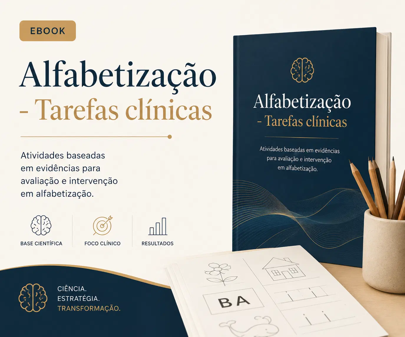 Ebook Alfabetização - Tarefas clínicas
