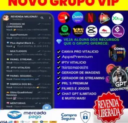 GRUPO VIP REVENDA MILIONÁRIA 🔥🚀
