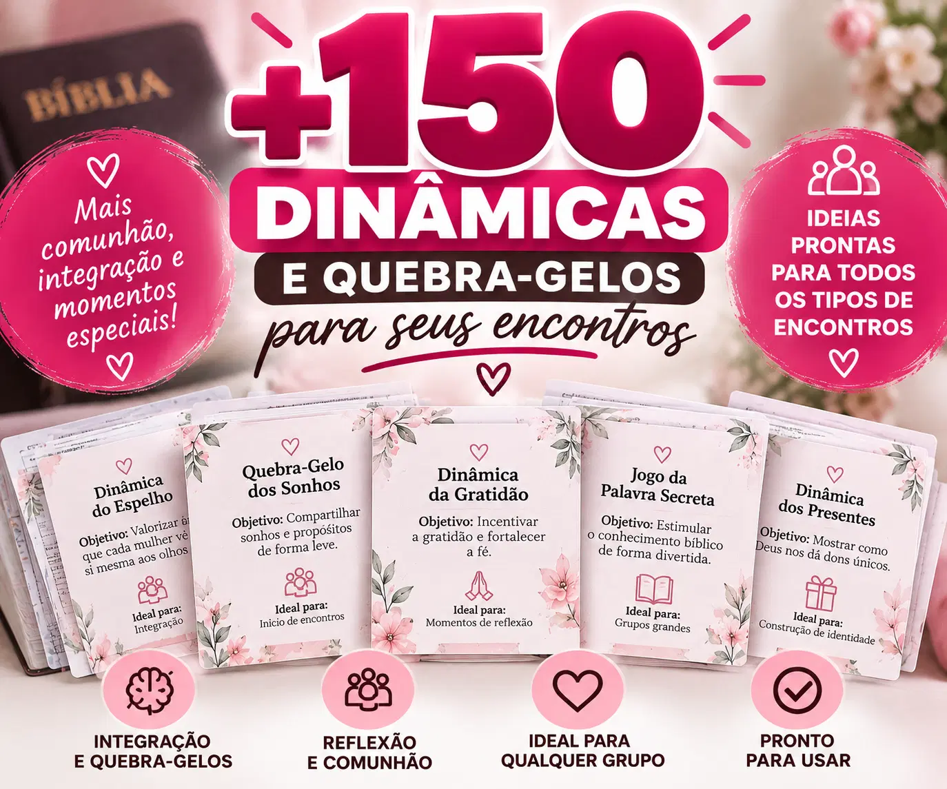 +150 Dinâmicas e Quebra-Gelos