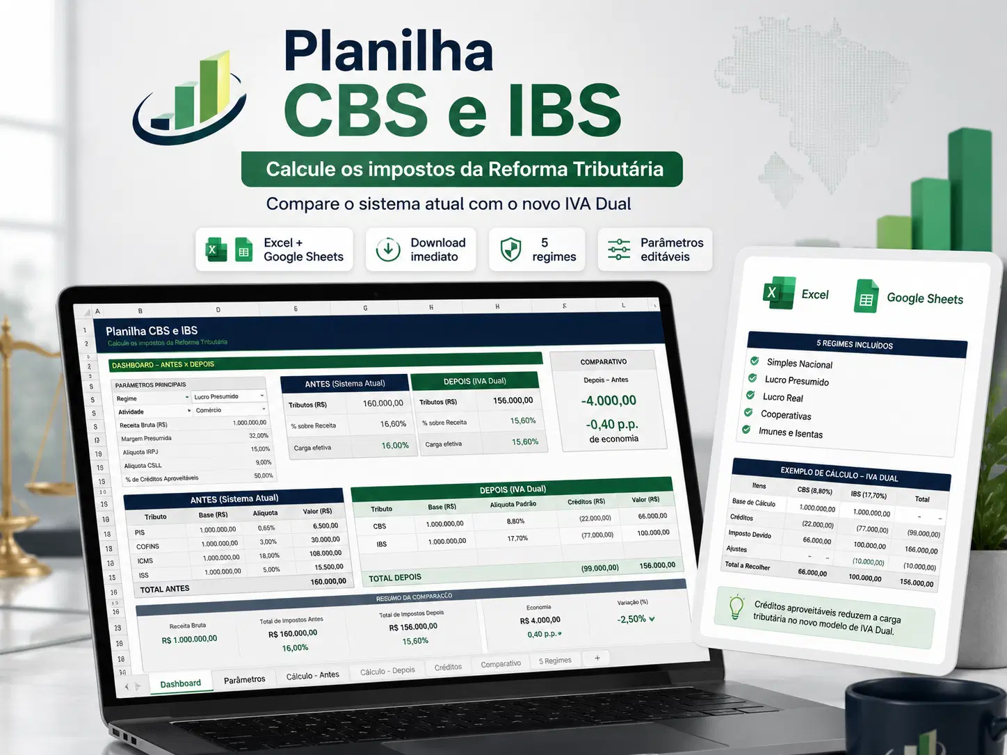 Planilha CBS e IBS