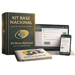 KIT BASE NACIONAL PARA ASSISTENTE SOCIAL EM CONCURSOS