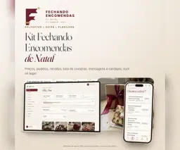 Kit Fechando Encomendas de Natal