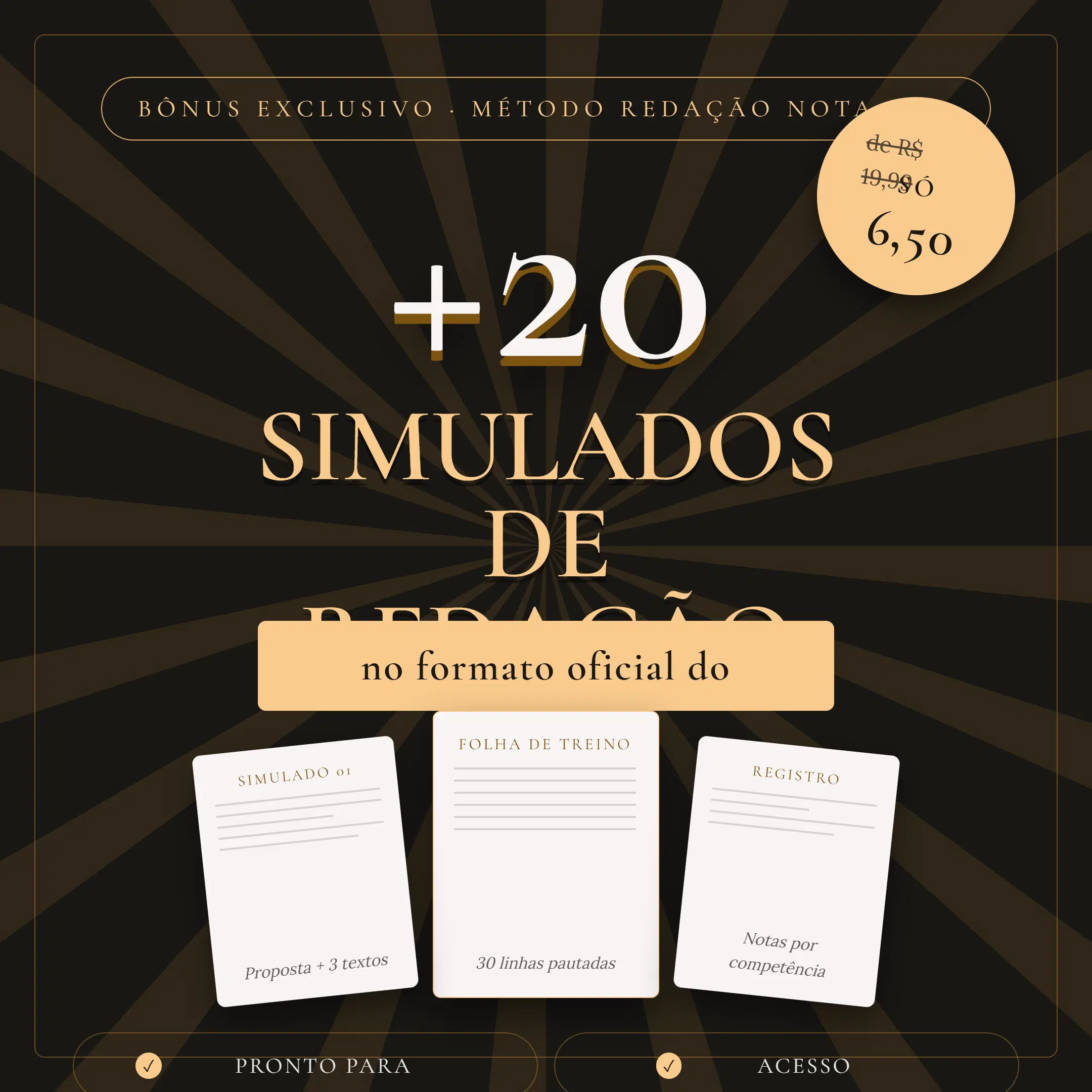 Caderno de Simulados - REDAÇÃO NOTA 1000
