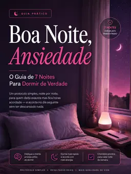 Boa Noite, Ansiedade: O Guia de 9 Noites Para Dormir de Verdade
