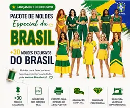 Pacote Moldes Especial Brasil