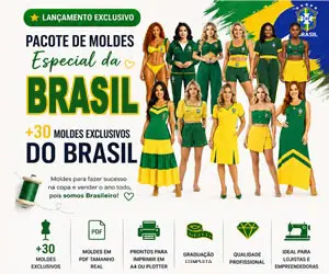 Pacote Moldes Especial Brasil