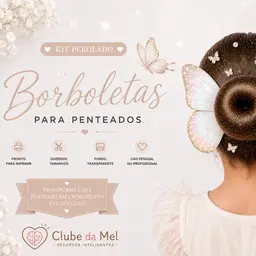 Kit de Borboletas Perolado Encantado | Arquivo Digital