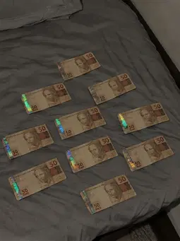 11 Cédulas NF | 550 Reais em Cédulas de 50 R$