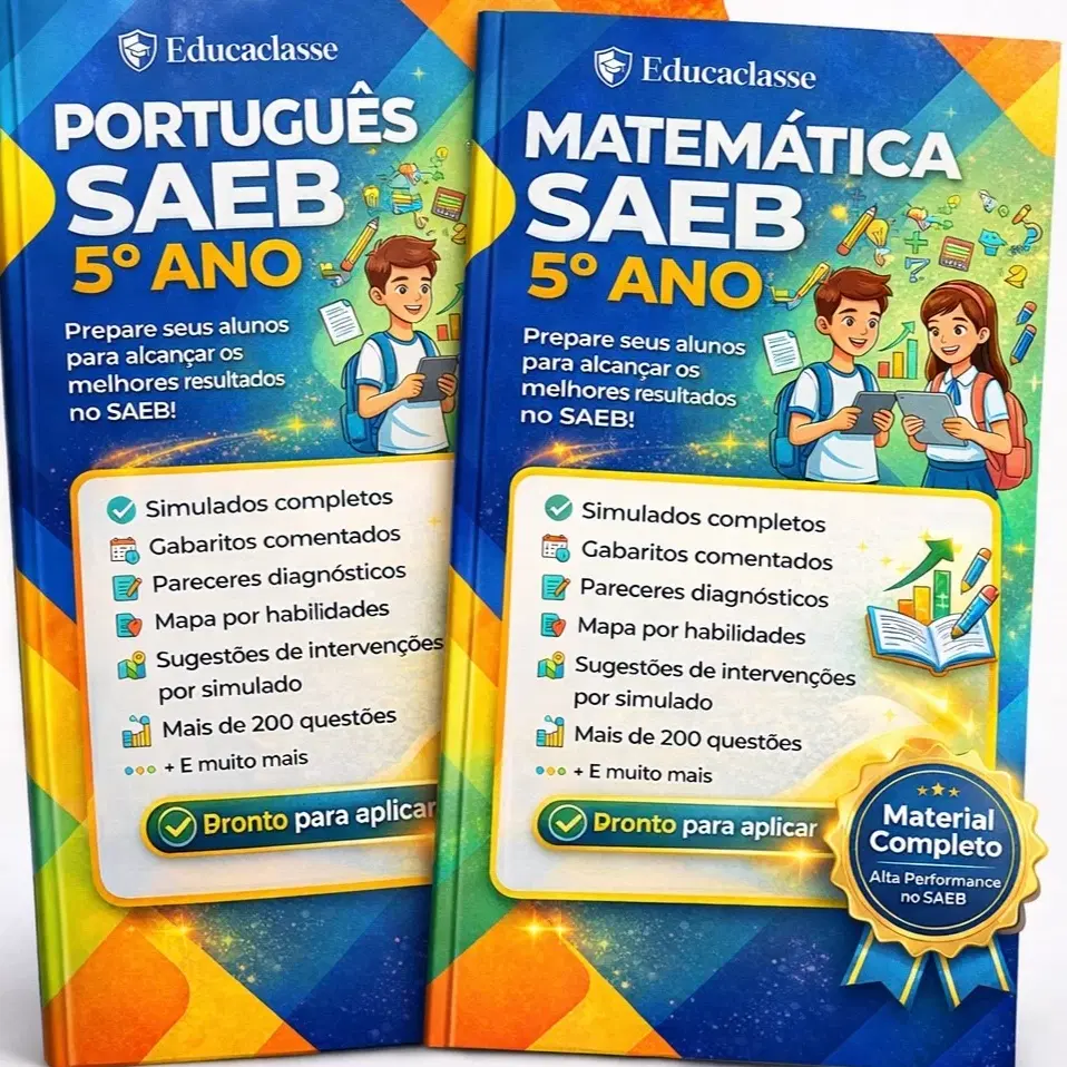 SAEB 5 ANO PORTUGUES + MATEMATICA