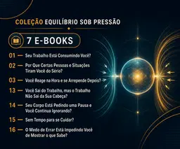 Coleção Equilíbrio Sob Pressão – 7 E-books