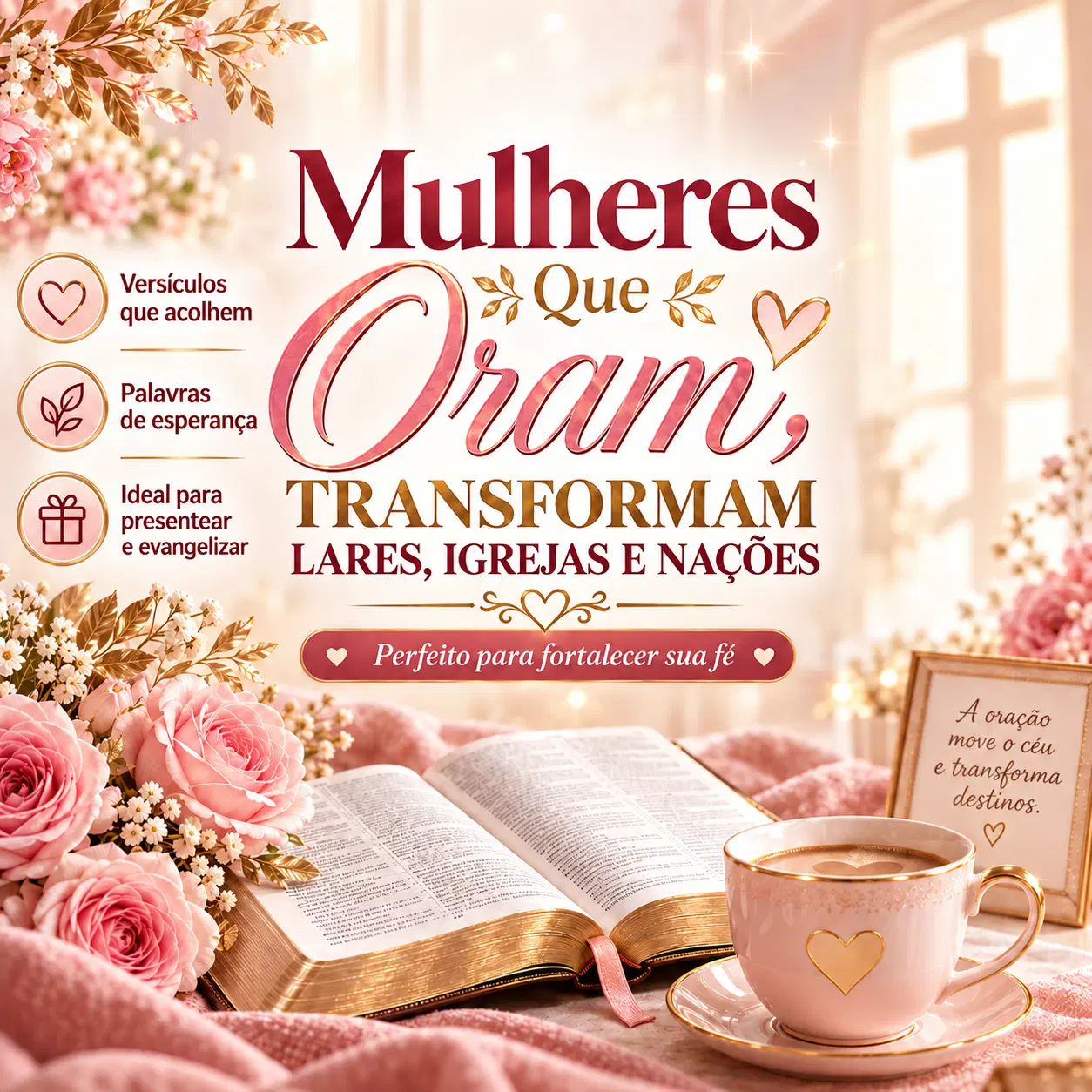 Mulheres Que Oram, Transformam lares, Igrejas e Nações