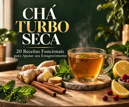 Chá Turbo Seca — 20 Receitas de Chás para Acelerar sua Rotina de Emagrecimento