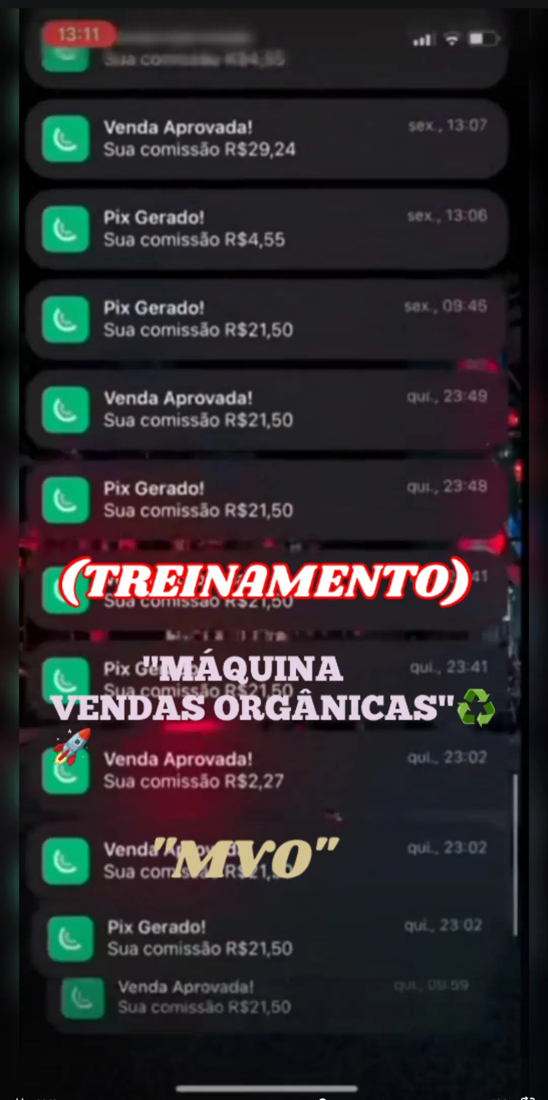 Máquina de vendas orgânicas💰🚀