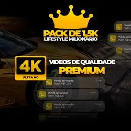 PACK DE 1,5K LIFESTYLE MILIONÁRIO 4K ULTRA