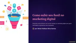 Como subir seu funil de vendas em 2 minutos