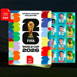 Álbum + Figurinhas da Copa do Mundo 2026 para Imprimir em Casa - PDF Completo