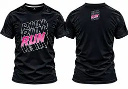 Estampa Run Rosa