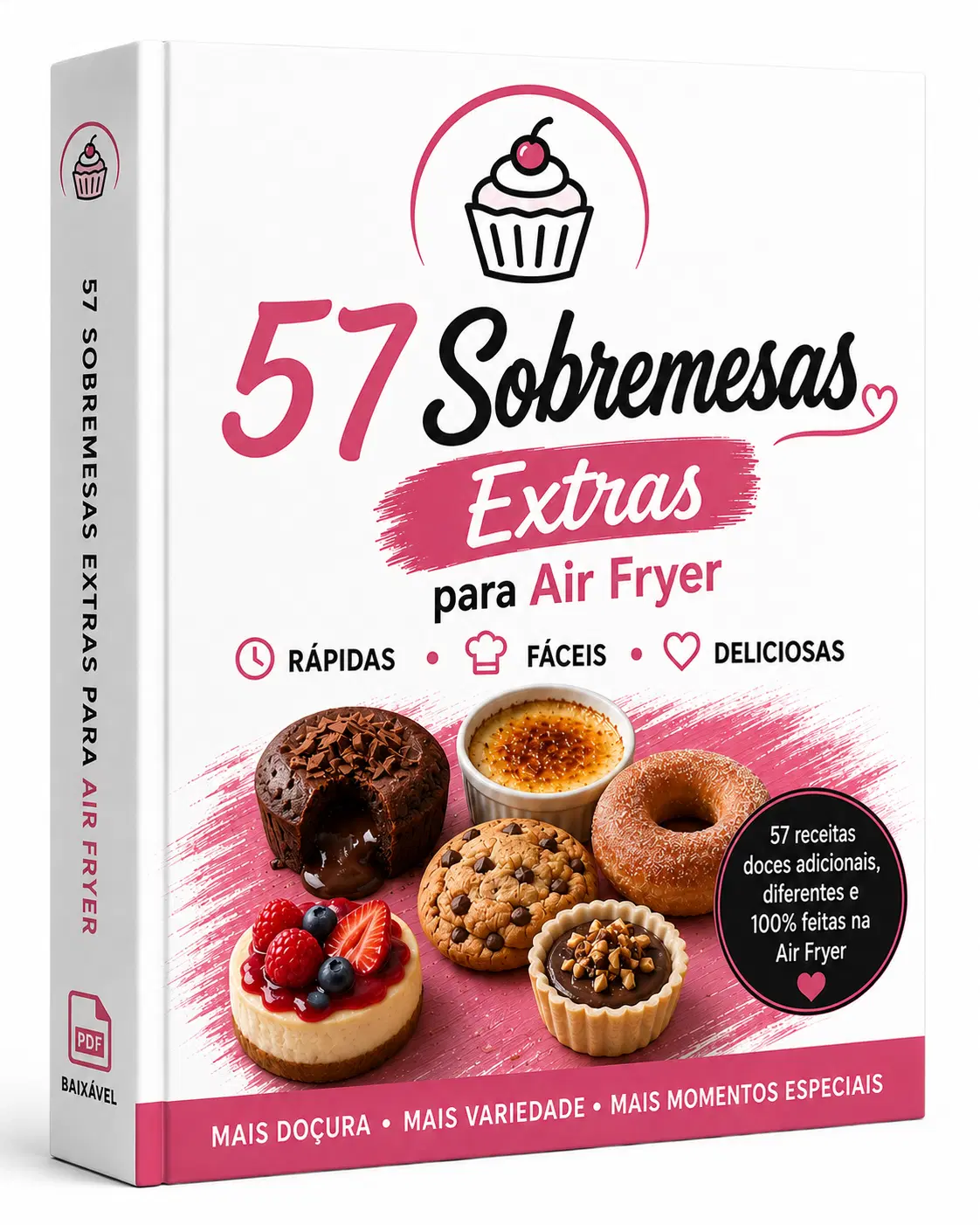 57 Sobremesas Extras para Air Fryer