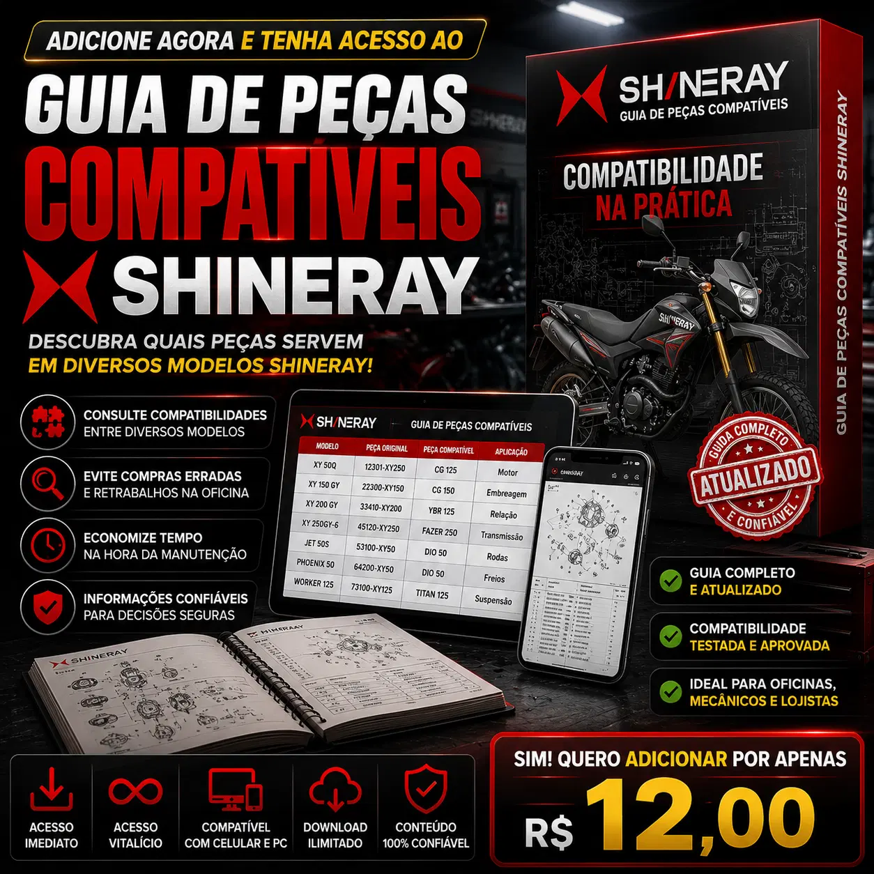 R$7,50 somente hoje