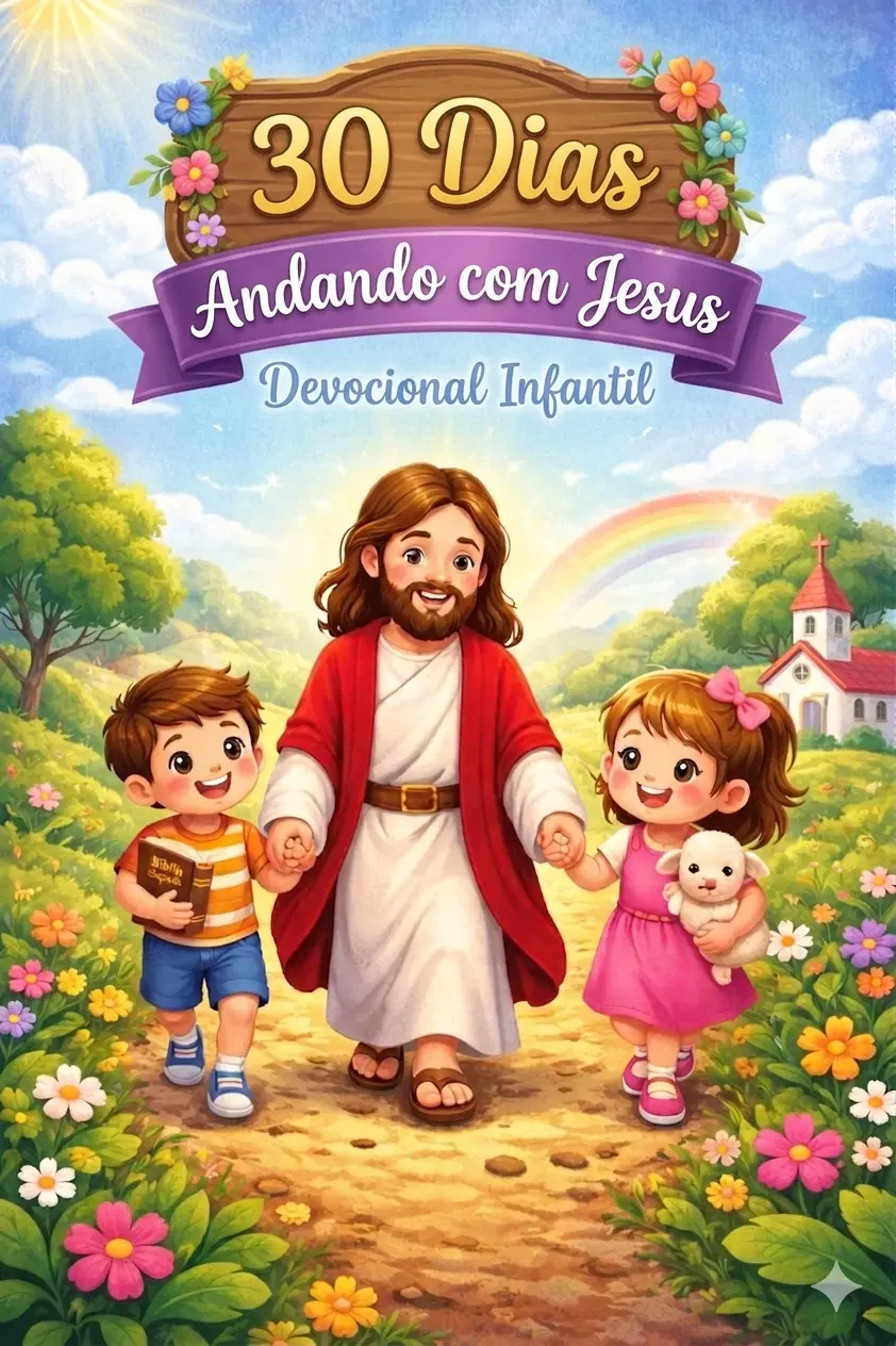 Devocional Infantil - 30 dias andando com Jesus