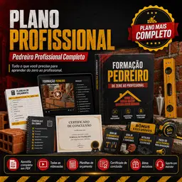 Plano Profissional - Pedreiro Profissional Completo