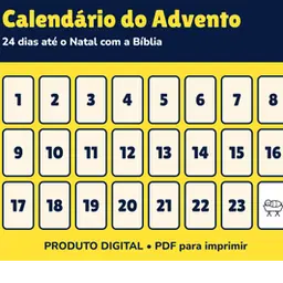 Calendário do Advento com os Amiguinhos: 24 dias até o Natal