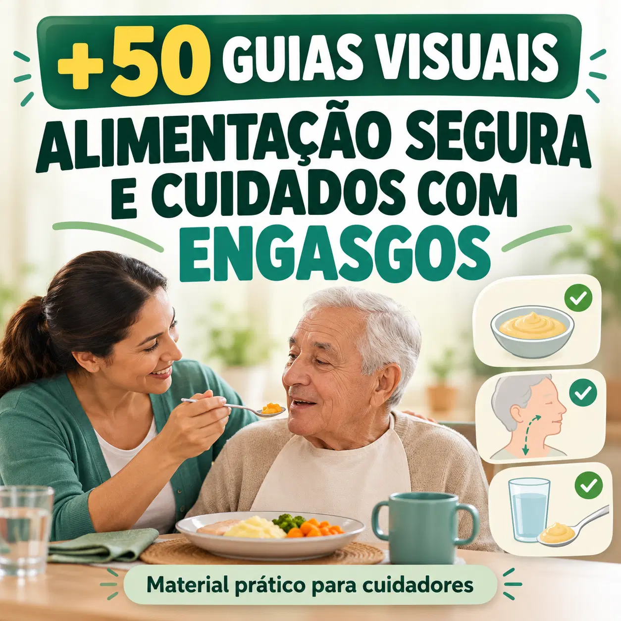 +50 Guias Visuais de Alimentação Segura