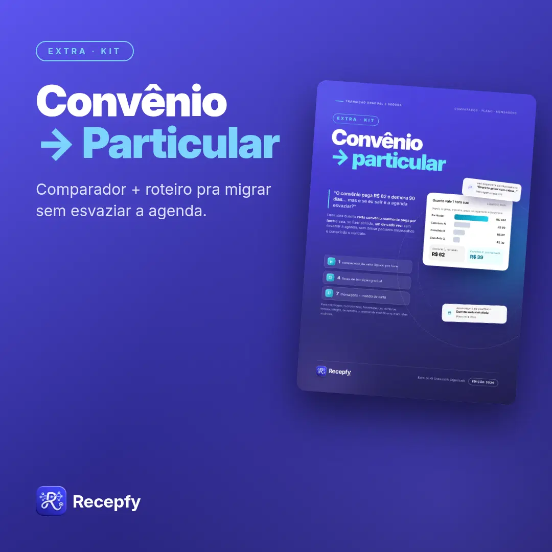 Sim! Quero levar pacientes do convênio pro particular
