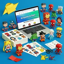 +150 BRINQUEDOS DE PAPEL