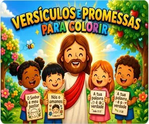 Versículos  para Colorir