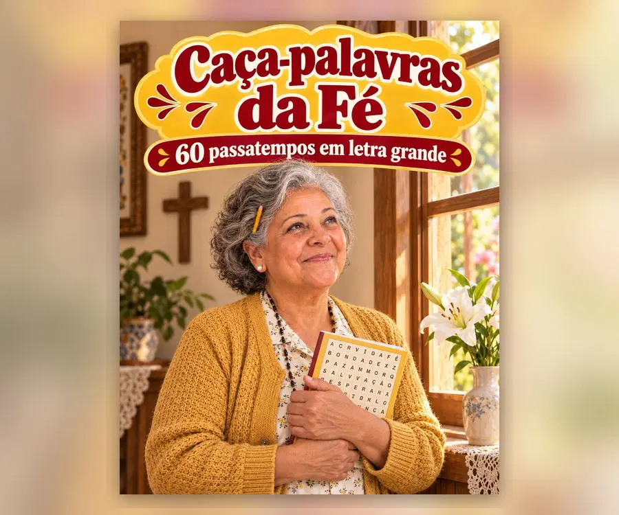 Leve também o Caça-palavras da Fé