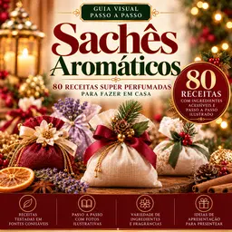 80 Receitas de Sachês Aromáticos Super Perfumados