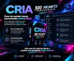 CRIA — 300 Prompts de IA