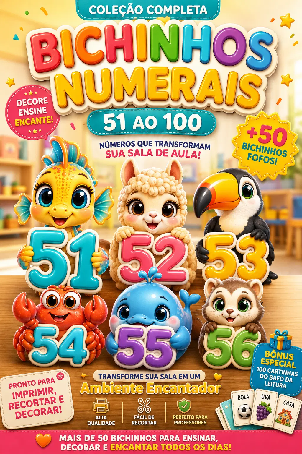 Não pare no 50! Complete sua coleção até o 100 💛