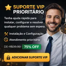⭐ SUPORTE VIP PRIORITÁRIO